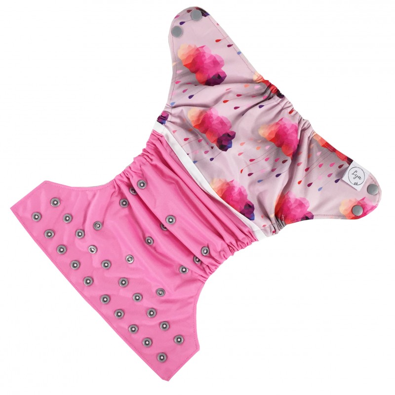 Pink acid rain pocket diaper - 2.0